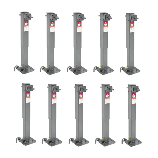 Bulldog 12K Two-Speed Square Trailer Jack with Planetary Gearbox Pack of 10