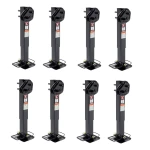 Bulldog Twin Cam™ 2-Speed Square Trailer Jack with Drop Leg 25K (Pack of 8)