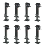 Bulldog 8 pack 25K Twin Cam™ 2-Speed Square Trailer Jacks Bundle