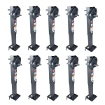 Bulldog 12K two-speed square trailer jack traditional gearbox non spring return pack of 10