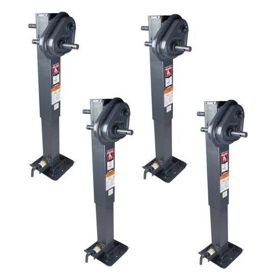 Bulldog 12K 2-Speed Square Trailer Jack Non Spring Return 4-Pack