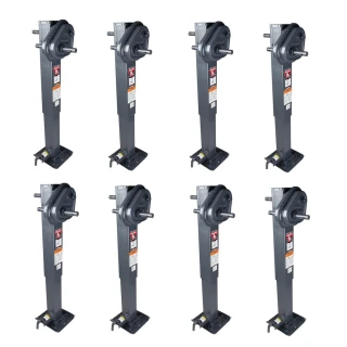 Bulldog 12K 2-Speed Square Trailer Jack Bundle – 8 Pack