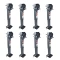 Bulldog 12K 2-Speed Square Trailer Jack Bundle – 8 Pack