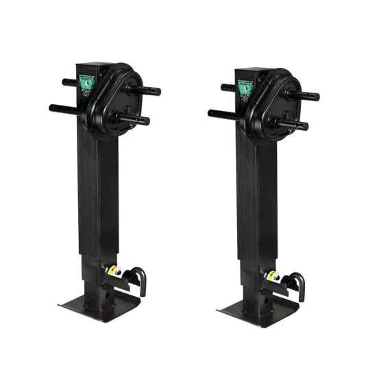 Bulldog 2-Speed 12K Square Trailer Jack with Spring Return and Traditional Gearbox