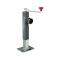 Bulldog 8K square trailer jack topwind tubular swivel mount 10 inch lift bundle of 8