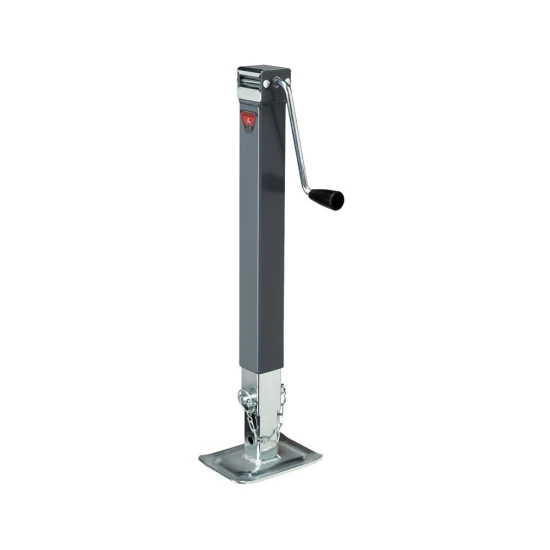 4-pack Bulldog 8,000 lb square sidewind trailer jacks with footplate and 15-inch lift