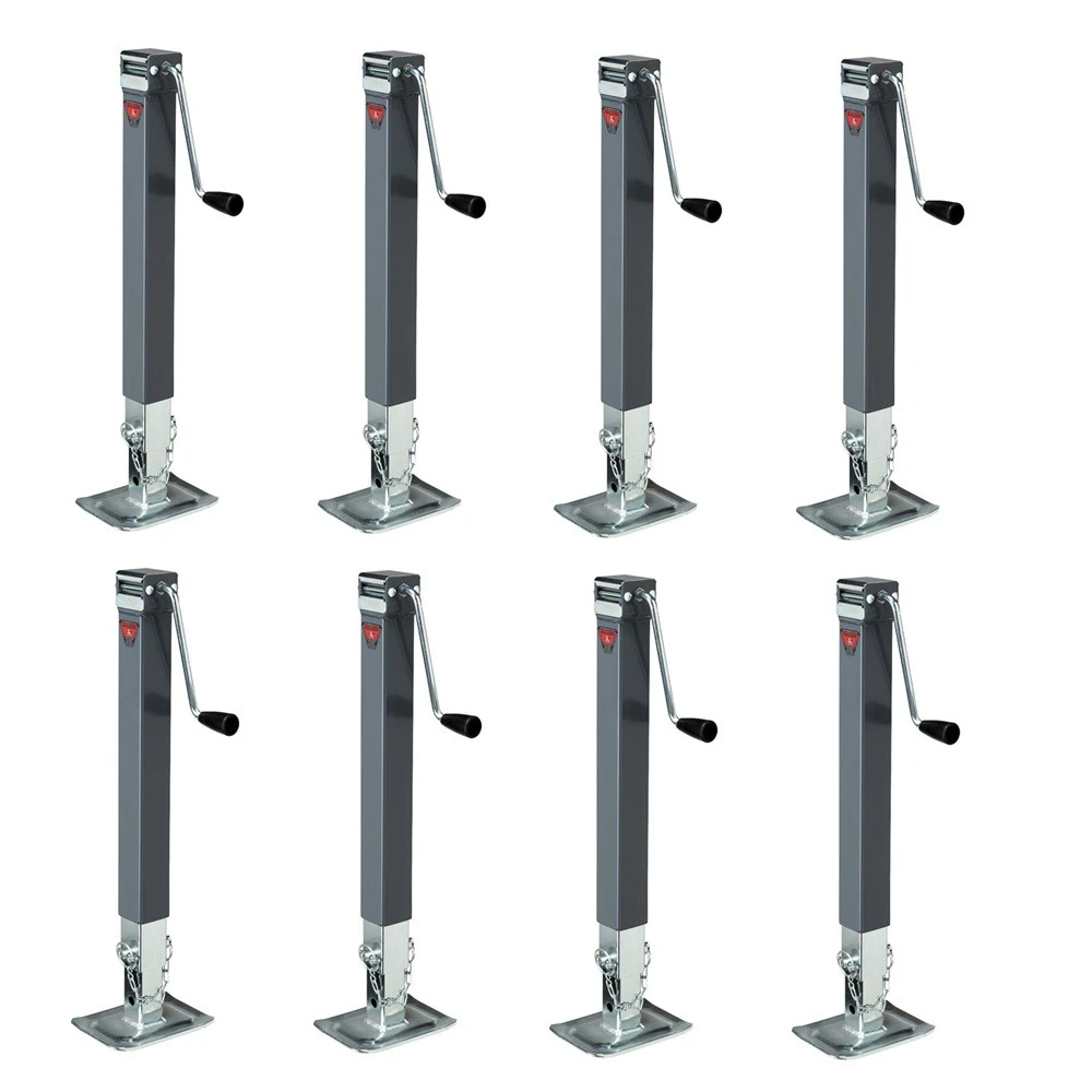 Bulldog 8K sidewind square trailer jack 15 inch lift QTY 8 direct weld heavy duty