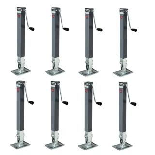 Bulldog 8K sidewind square trailer jack 15 inch lift QTY 8 direct weld heavy duty