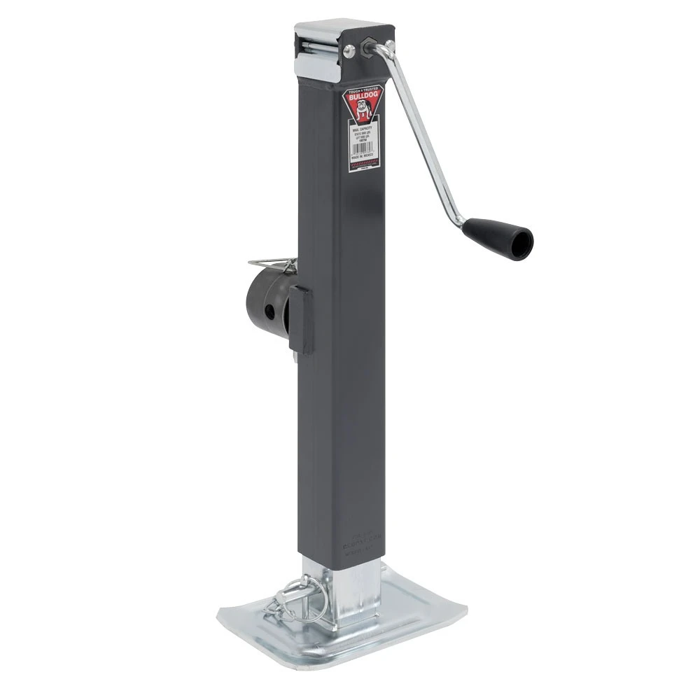 Bulldog 4-pack 8K square swivel trailer jacks 15 inch lift heavy duty