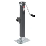 Bulldog 8K square trailer jack 2-pack with swivel mount and 15-inch sidewind lift