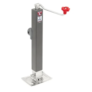 Bulldog 5K Square Trailer Jacks with Pipe Mount and Footplate – 4 Pack
