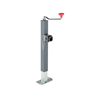 Bulldog 5K Square Trailer Jack Pair with Topwind Handle and Swivel Mount