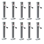 Bulldog 5K Square Trailer Jack with Sidewind Handle and Footplate – 10 Pack