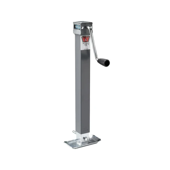 Bulldog 5K Square Trailer Jack with Sidewind Handle and Footplate – 10 Pack