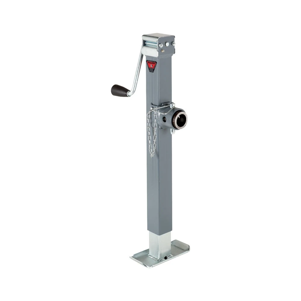 Bulldog 5K Square Pipe Mount Swivel Trailer Jack Bundle with 15" Lift