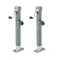Bulldog 5K Square Pipe Mount Swivel Trailer Jack Bundle with 15" Lift