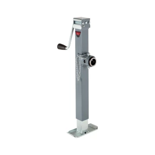 Bulldog 5K Square Pipe Mount Swivel Trailer Jack Bundle with 15" Lift