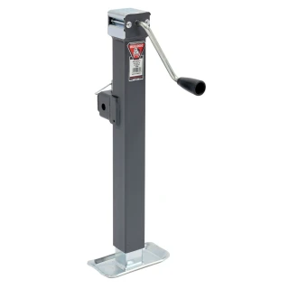 Bulldog 5K Square Swivel Trailer Jacks – Sidewind Handle with 15" Lift