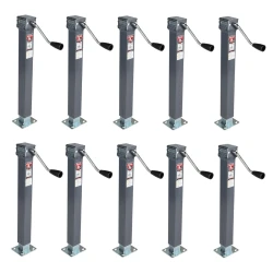 Bulldog 10x 5K Square Trailer Jack w/ 15" Lift and Sidewind Handle