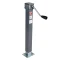 Bulldog 5K Square Trailer Jack Bundle – 15" Lift, Sidewind Handle, Fixed Foot