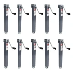 Bulldog 10x 5K Square Trailer Jacks with 15" Lift and Sidewind Handle