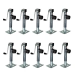 Bulldog 7K Round Pipe Mount Swivel Trailer Jack 10in Sidewind Pull Pin – Pack of 10