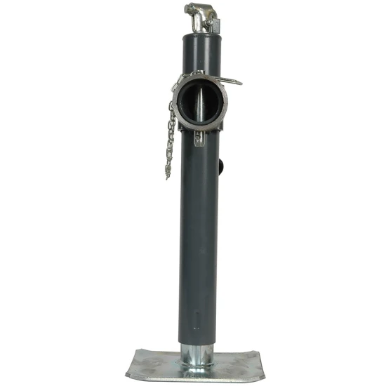 Bulldog 7K round pipe-mount swivel trailer jack 4-pack topwind 15 inch lift