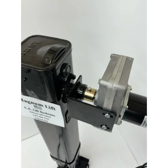 Magnum Lift Systems two-speed electric jack conversion kit for trailers, heavy-duty power jack upgrade