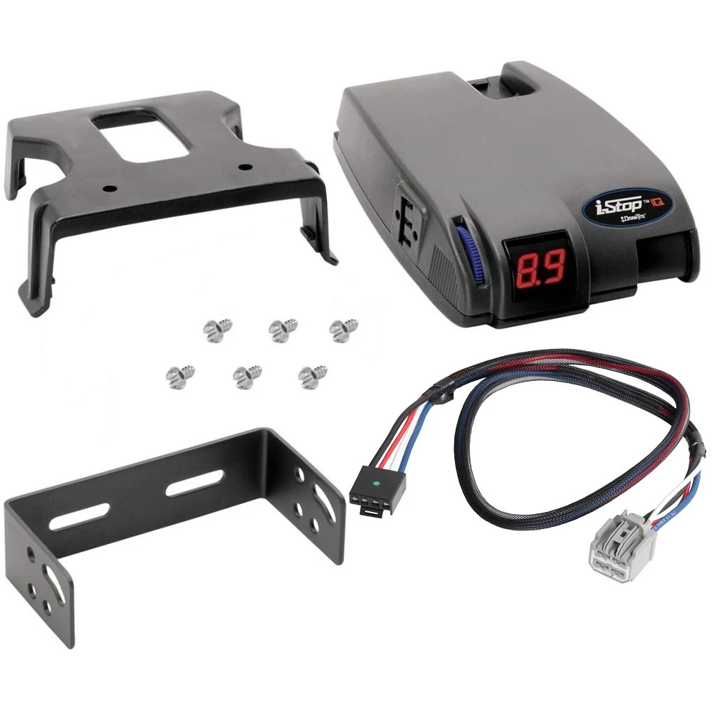 Trailer Brake Control for 11-23 Dodge Durango Jeep Grand Cherokee 17-23 Chrysler Pacifica w/ Plug Play Wiring Adapter Proportional Draw-Tite Eletric Trailer Brakes Module Box Controller