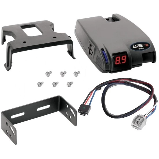 Trailer Brake Control for 11-23 Dodge Durango Jeep Grand Cherokee 17-23 Chrysler Pacifica w/ Plug Play Wiring Adapter Proportional Draw-Tite Eletric Trailer Brakes Module Box Controller