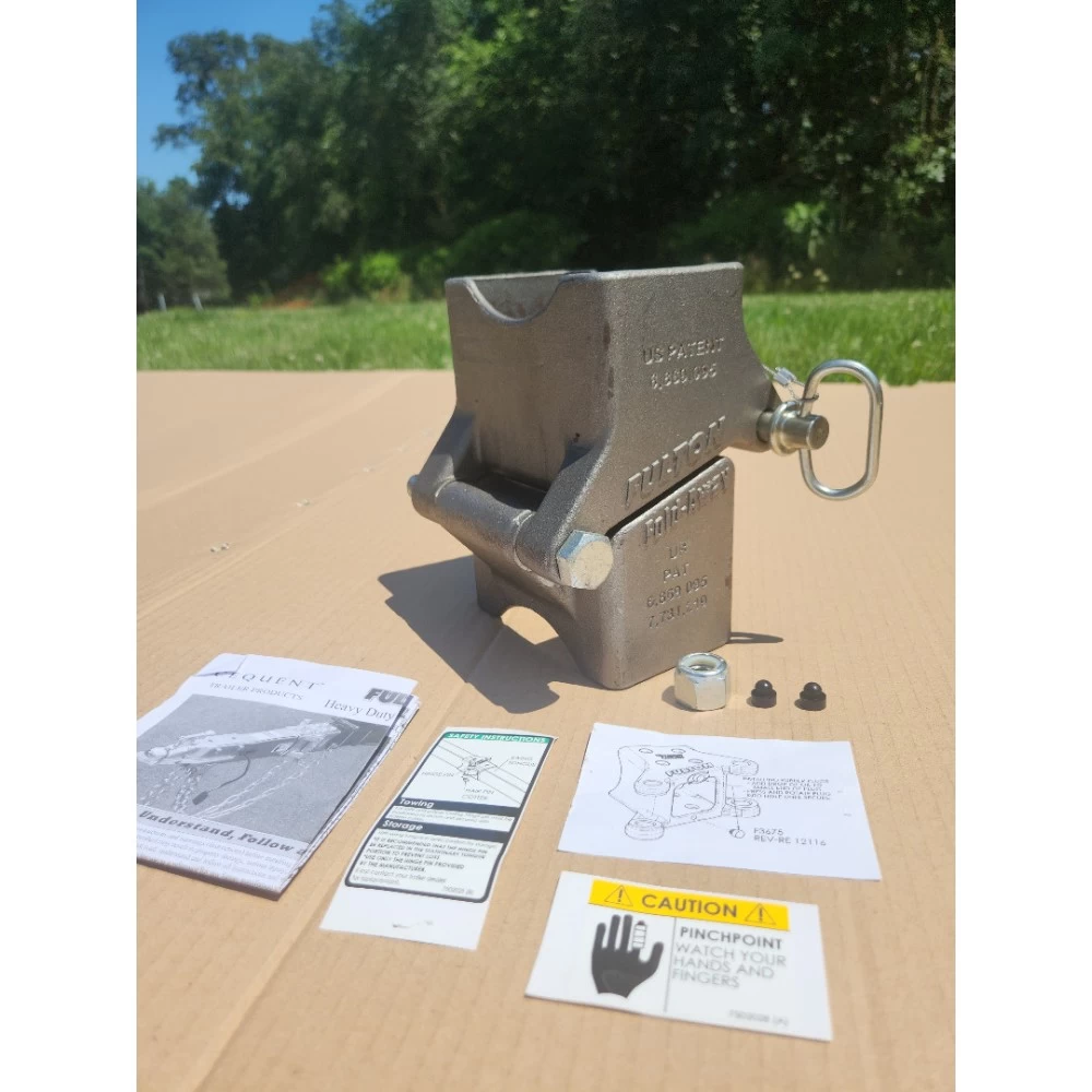 Fulton 3" x 5" Weld-On Trailer Hinge Kit Fold-Away Coupler 9,000 lbs Tongue Frame