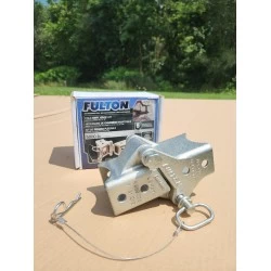 Fulton 2" x 3" Bolt-On Trailer Hinge Kit Fold-Away Coupler 5,000 lbs Tongue Frame