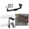 Trailer Hitch w/ 4 Bike Rack For 99-04 Jeep Grand Cherokee Approved for Recreational & Offroad Use Carrier for Adult Woman or Child Bicycles Foldable