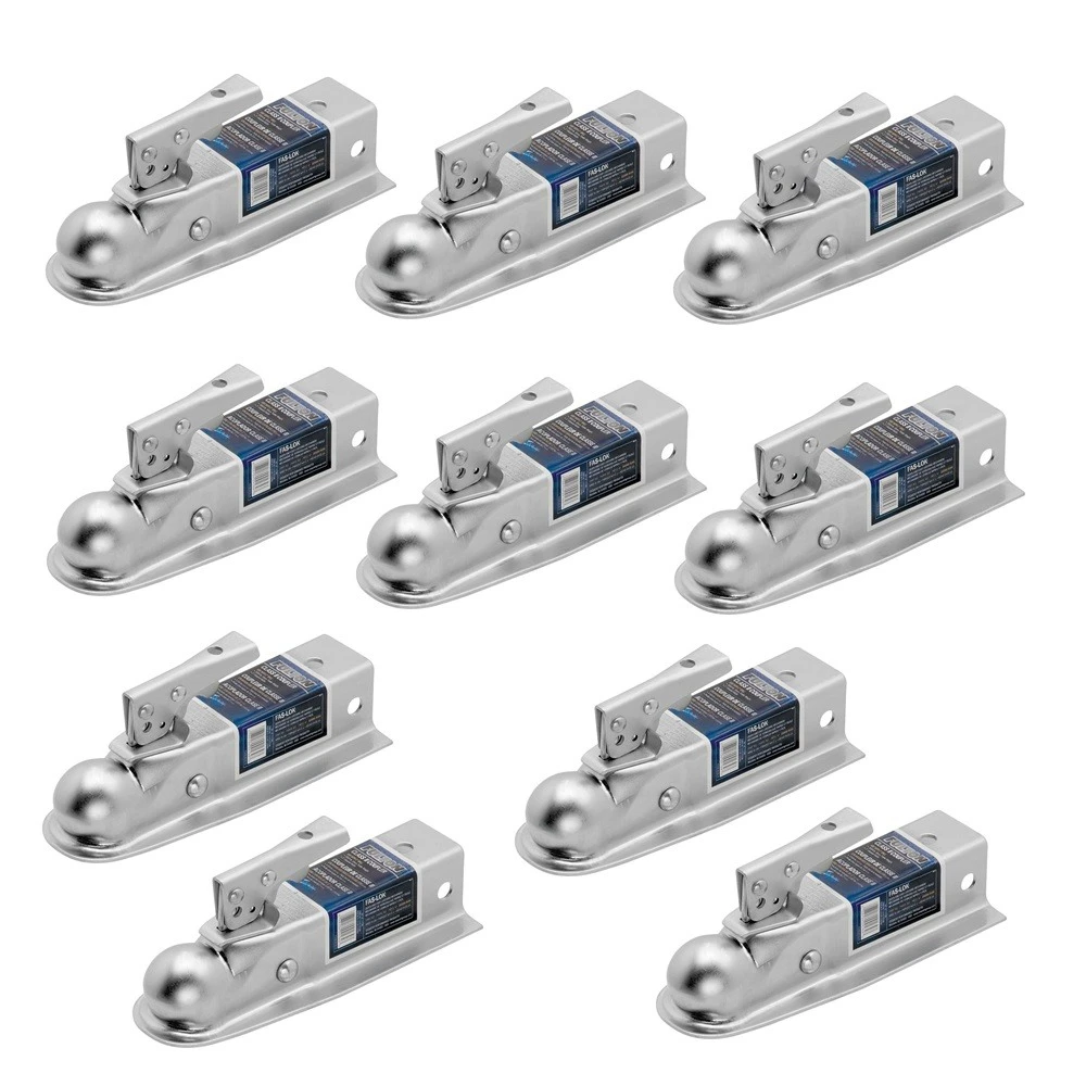 Fulton 3.5K Straight Trailer Coupler for 2" Ball and 2" Channel – Fas-Lok Latch