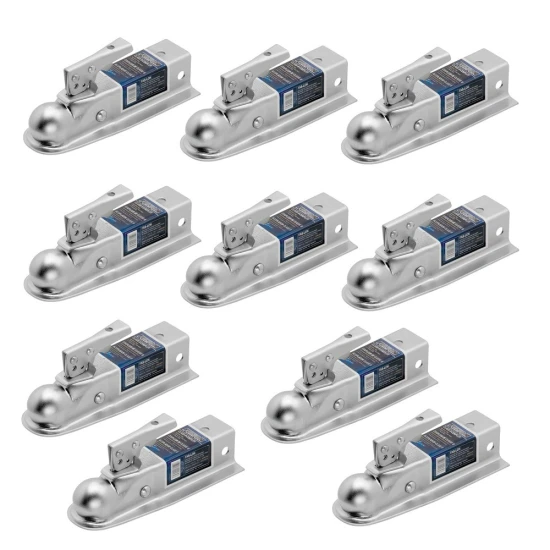 Fulton 3.5K Straight Trailer Coupler for 2" Ball and 2" Channel – Fas-Lok Latch