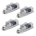 Fulton 3.5K Straight Trailer Coupler for 2" Ball Bolt-On 2" Channel Fas-Lok