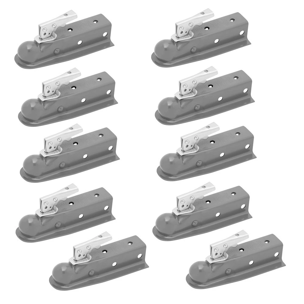Fulton 3.5K Straight Trailer Hitch Coupler 2 Inch Ball 2 Inch Channel Fas-Lok Bolt-On