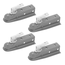 Fulton 4x 3.5K Straight Trailer Hitch Coupler for 2" Ball 2" Channel