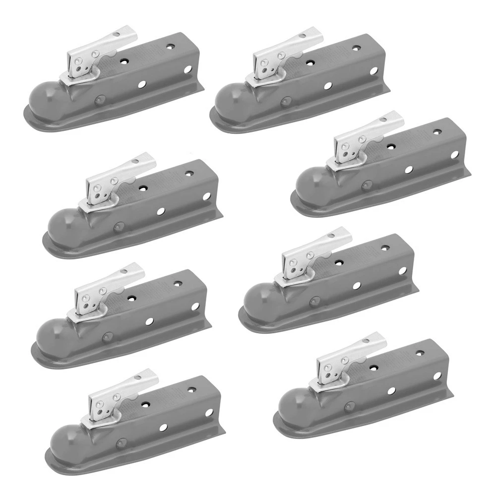 Fulton 3.5K Straight Trailer Hitch Coupler for 2" Ball and 2" Channel Fas-Lok