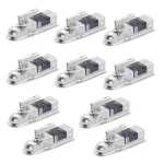Fulton 3.5K Straight Trailer Hitch Coupler for 2 Inch Ball 2.5 Inch Channel Zinc