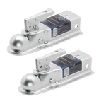 Fulton 3.5K Straight Trailer Hitch Coupler for 2 Inch Ball and 2.5 Inch Channel Fas-Lok