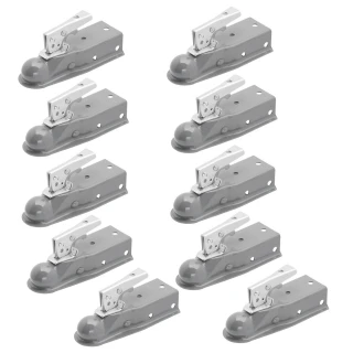Fulton 3.5K Fas-Lok Straight Trailer Coupler for 2" Ball 2-1/2" Channel Bolt-On