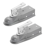 Fulton 3.5K Fas-Lok Straight Trailer Coupler 2" Ball 2-1/2" Channel Bolt-On