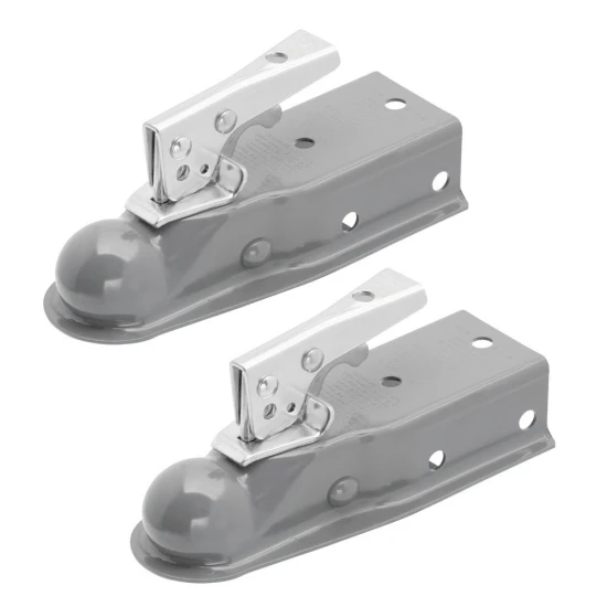 Fulton 3.5K Fas-Lok Straight Trailer Coupler 2" Ball 2-1/2" Channel Bolt-On