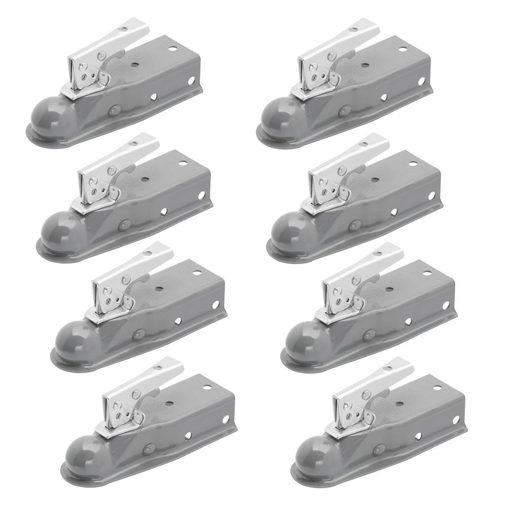 Fulton 3.5K Fas-Lok Straight Trailer Coupler for 2" Ball 2-1/2" Channel Bundle