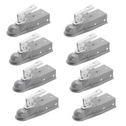 Fulton 8x 3.5K Fas-Lok Trailer Coupler for 2" Ball 2-1/2" Channel