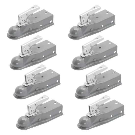 Fulton 3.5K Fas-Lok Straight Trailer Coupler for 2" Ball 2-1/2" Channel Bundle