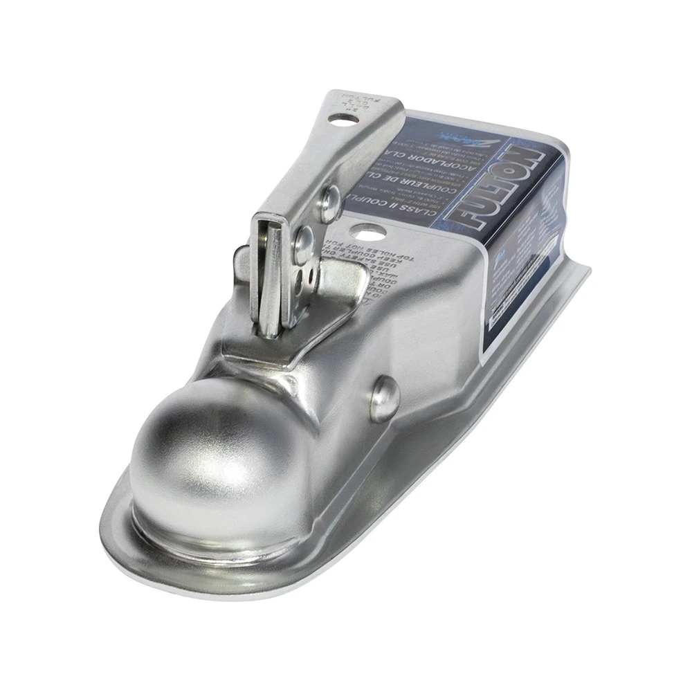Fulton 3.5K Straight Trailer Hitch Coupler for 2" Ball 3" Channel – Fas-Lok Zinc