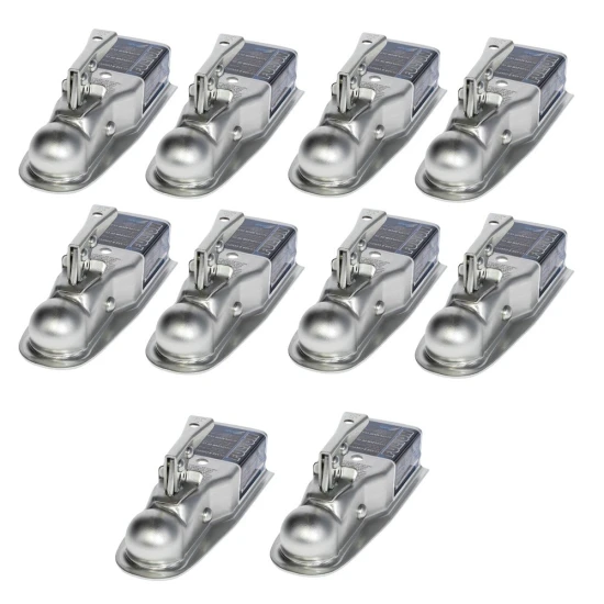 Fulton 3.5K Straight Trailer Hitch Coupler for 2" Ball 3" Channel – Fas-Lok Zinc