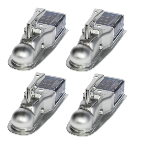 Fulton 3.5K Straight Trailer Coupler for 2" Ball 3" Channel – 4 Pack Fas-Lok